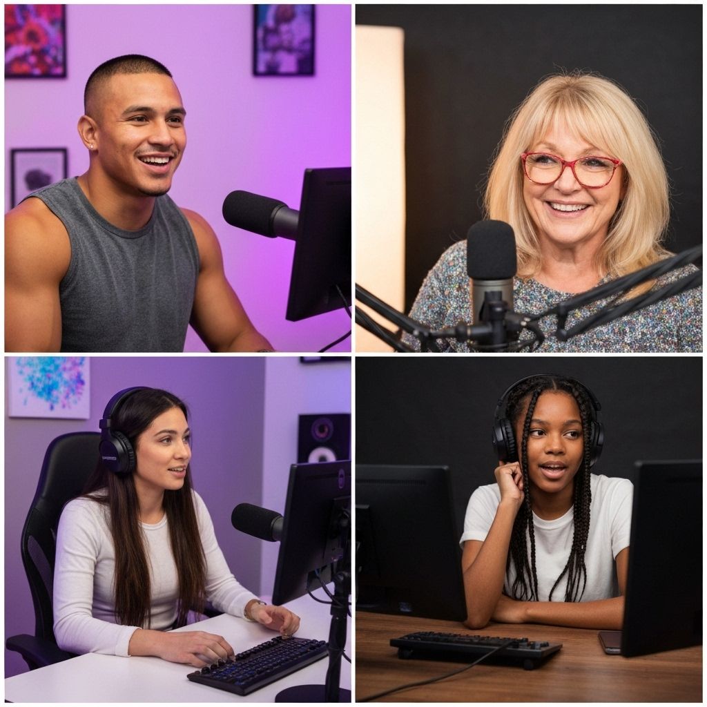 Content creators streaming